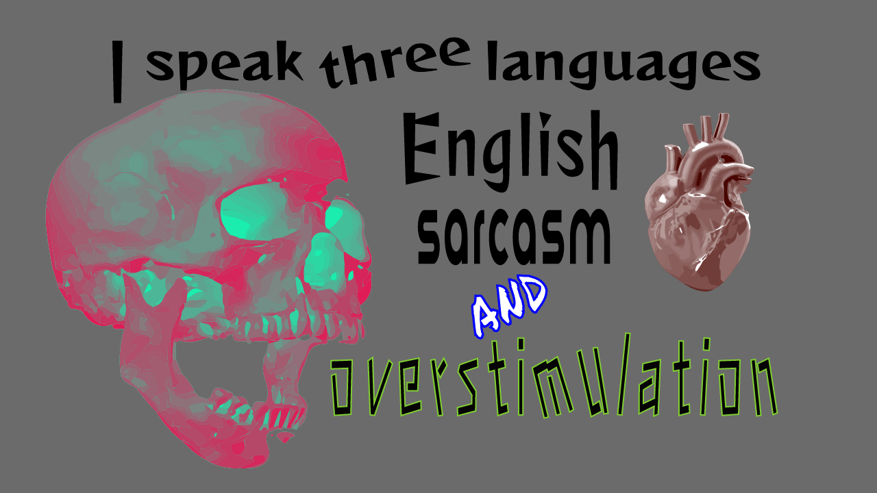 Bumper Sticker, Skull, anatomical heart,