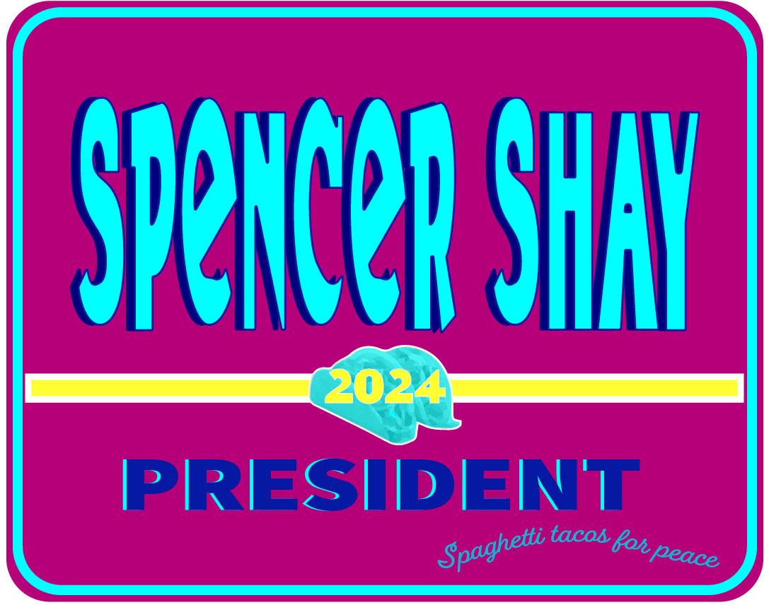 Election sign, iCarly, mock design,